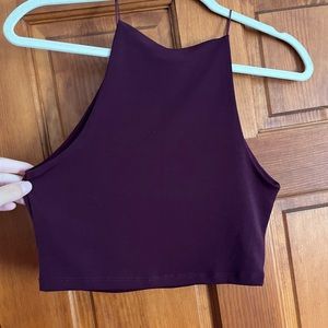 Forever 21 maroon colored crop top